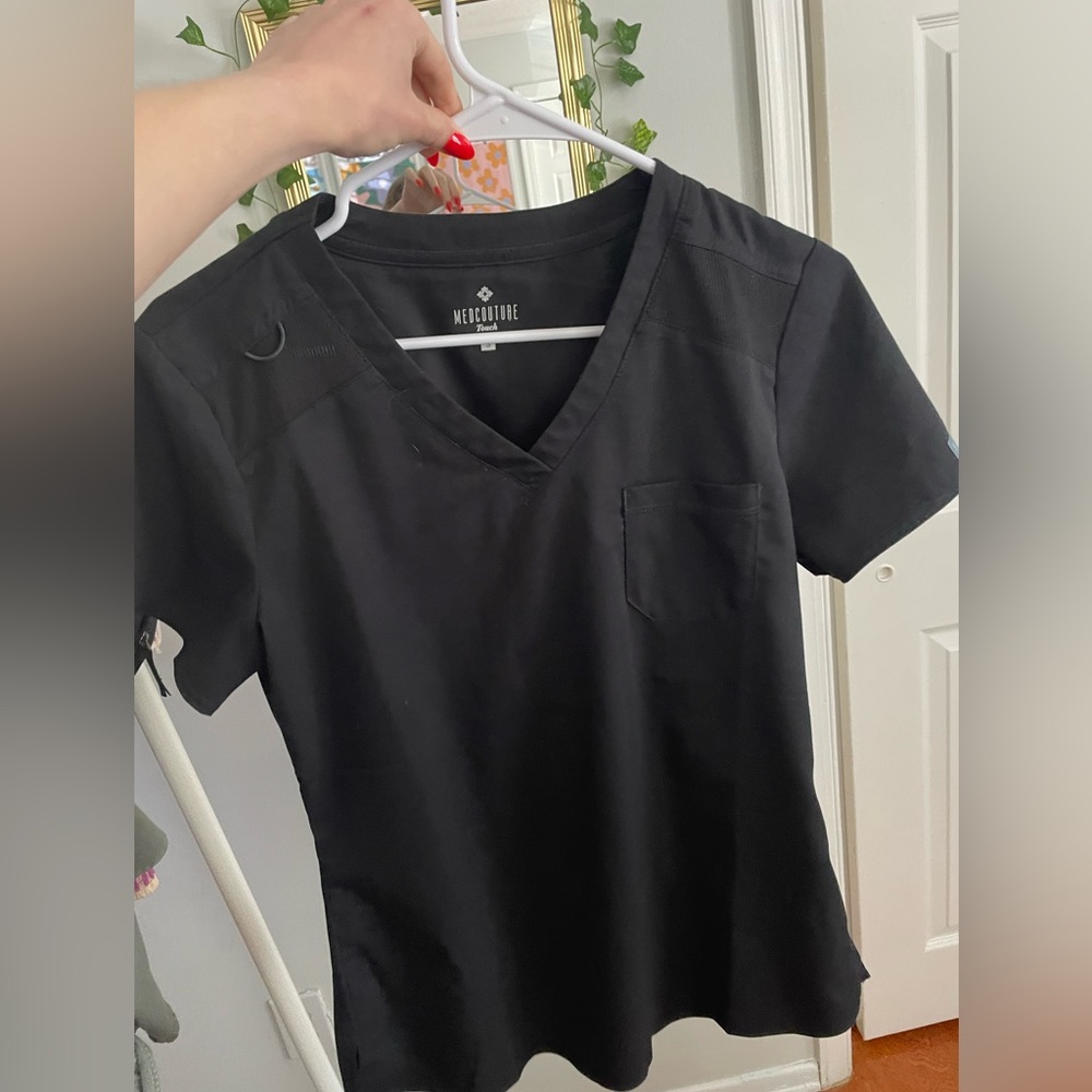 Med Couture Black Scrub Set